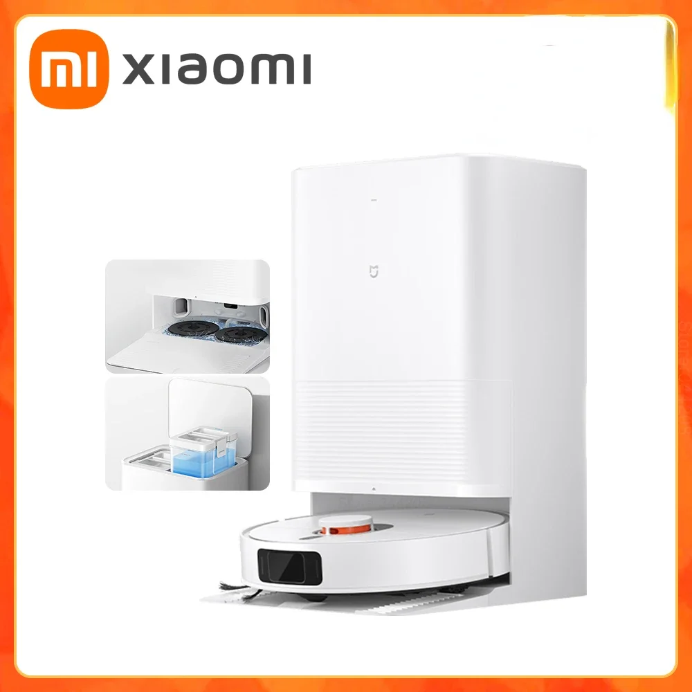 NEW XIAOMI MIJIA M30 OMNI Infinite Robot MOP Vacuum Cleaners D102 7000Pa Empty Dust Home Dirt Disposal Machine Self Cleaning Doc