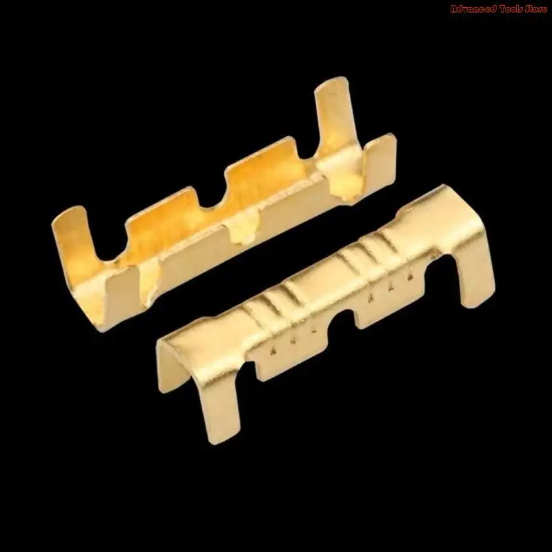 Wiring Terminal Brass Crimp Terminal U-shaped Terminal Tab 0.3-1.5mm² W91B