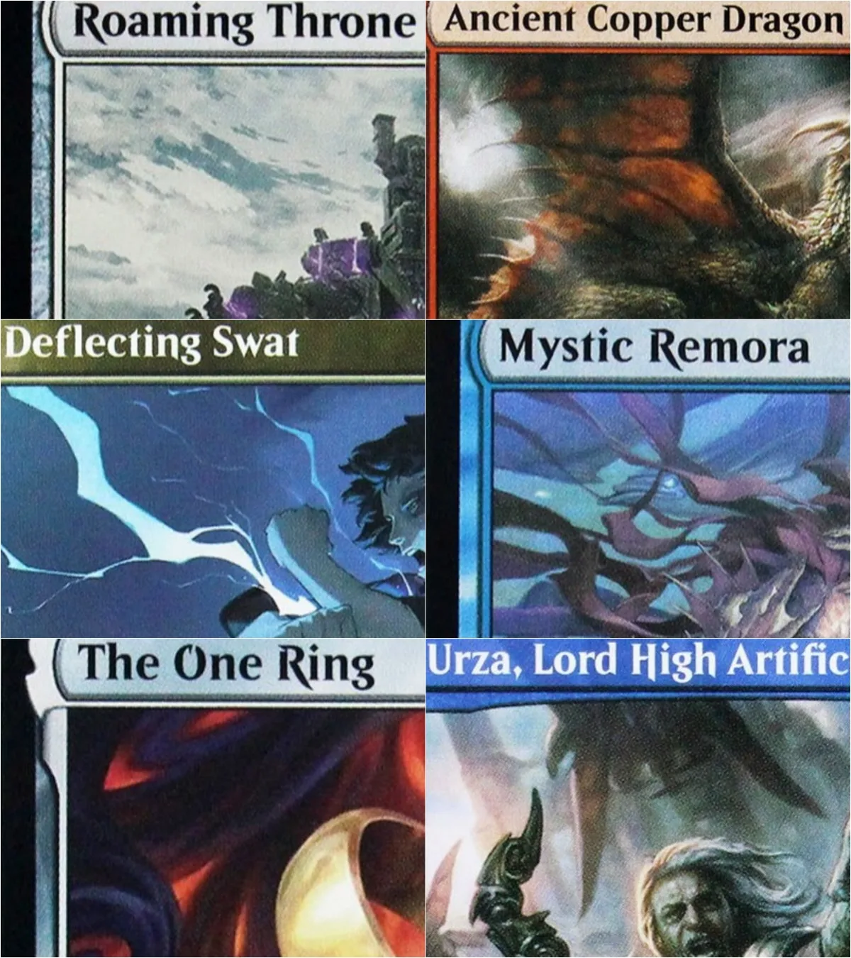 Faerie Mastermind/Roaming Throne/Deflecting Swat/Mithril Coat Cartes de collection personnalisées TCG Cartes à collectionner de qualité supérieure