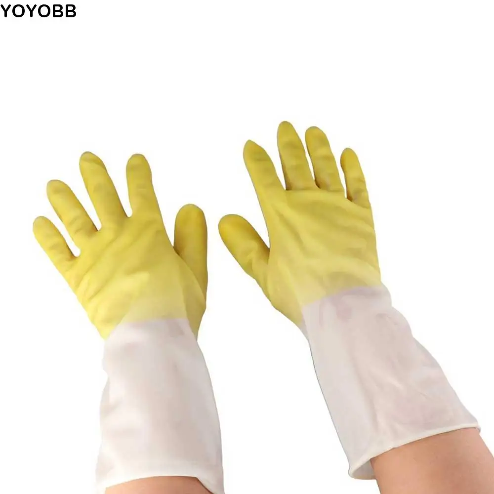 قفازات تنظيف المطبخ المنزلية المرنة والمتينة، قفازات السيليكون، أداة تنظيف القفازات المطاطية #1