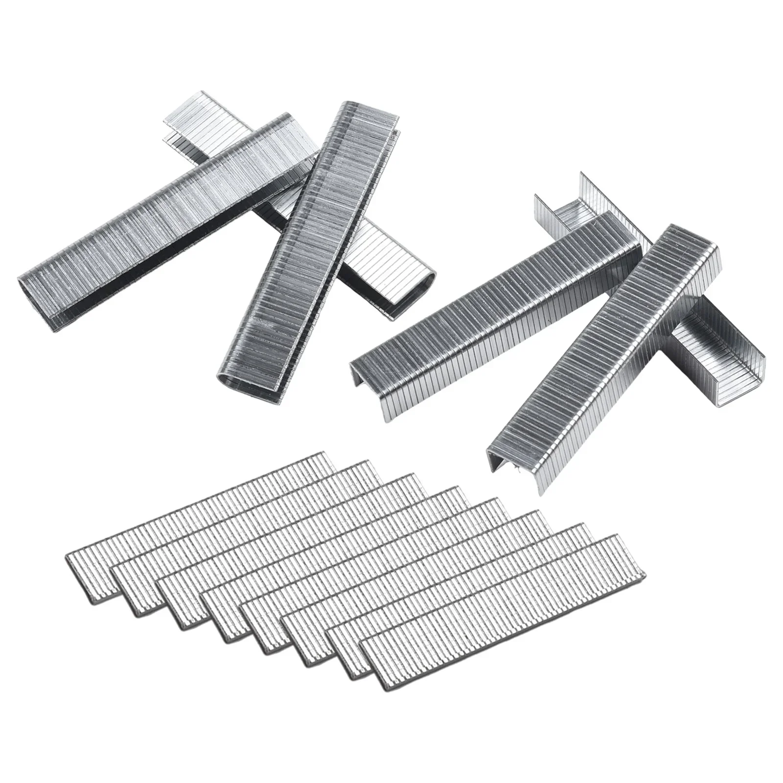 Staple Nails 600 Pcs For DIY For Woodworking Silver Spares Steel U/ Door /T Shaped Practical To Use High Quality