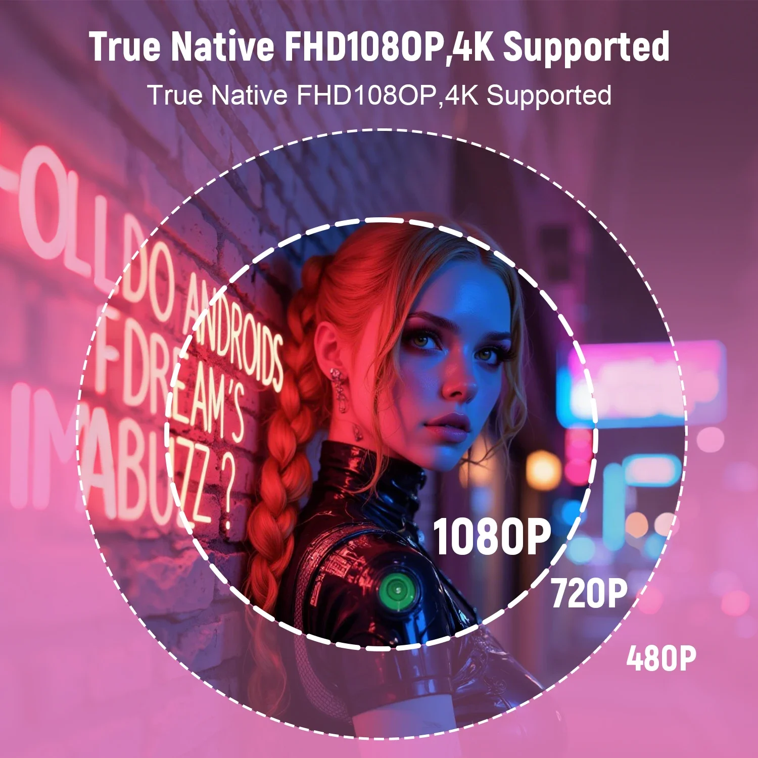 Projetor 650ANSI Android 11 TP350 AOSP 3,5 polegadas 1080P Auto Keystone Correction Portátil ao ar livre Vídeo Home LCD Projetor