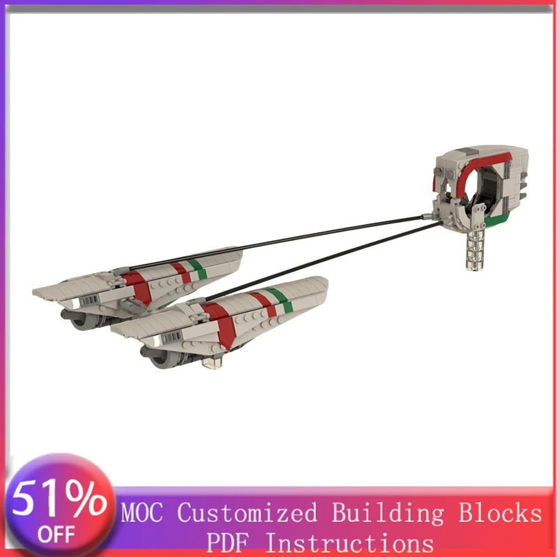 

466 PCS Customize LongTail Racer Pod MOC Customize Modular Building Block Creative Design Popular Design DIY Assembly Toy Gift