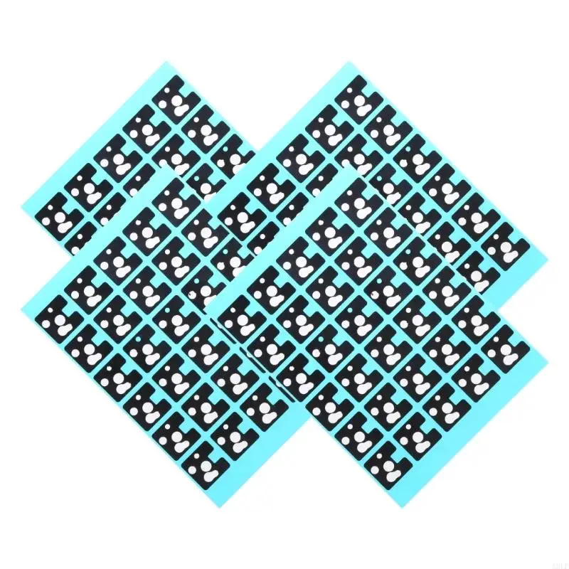 A9LF 120PCS Keyboard Sound Dampeners Film Sheet Underpad Shaft Foam