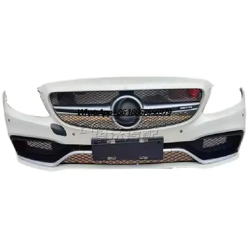 

Body Kits For Mercedes Benz C Class W205 Upgrade Front Car Bumper With Grille Engine Hood Fenders