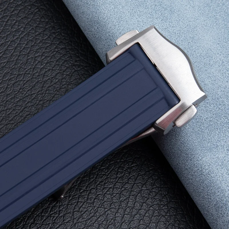 18 مللي متر الفولاذ المقاوم للصدأ 316L سوار عالي الجودة مشبك لأوميغا المطاط/الصلب حزام ساعة اليد نشر للطي المشبك اكسسوارات