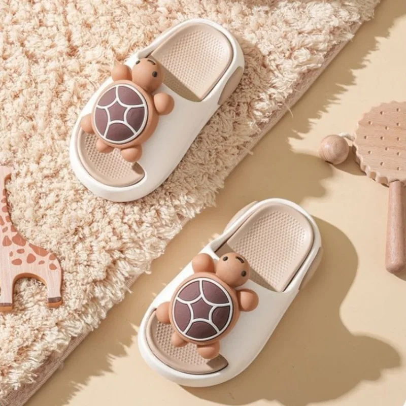 

EVA Kids Slippers Unisex Summer Sandals with Cute Animal Soft Dual Layer Sole for Outdoor Toddler Children's Non Slip Beachwear