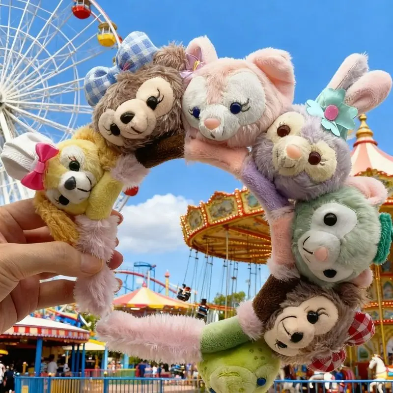 ديزني الكرتون أفخم دمية عقال لينا حسناء مشبك شعر لطيف دمية عقال دافي الدب ستار Dailu انفصال دمية الشعر التبعي #2