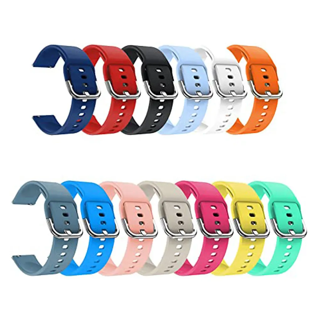 20mm silikonowy zegarek pasek dla Xiaomi Huami Amazfit GTS/GTS2/ GTS 3/GTS 2e/GTS 2 mini sportowe paski dla Amazfit GTR 42mm zespoły