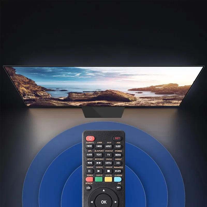 ABKQ-TV Remote Control Universal Replacement RM-L1130+ X Intelligent Home Control TV Box LCD TV