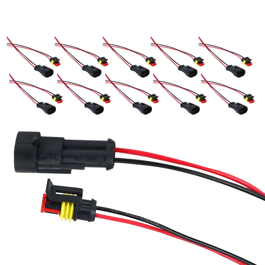 

12Pcs Waterproof Automotive Wire Connectors Durable Reliable Easy Installation Electrical Car Kit Wiring Connectors Automotive