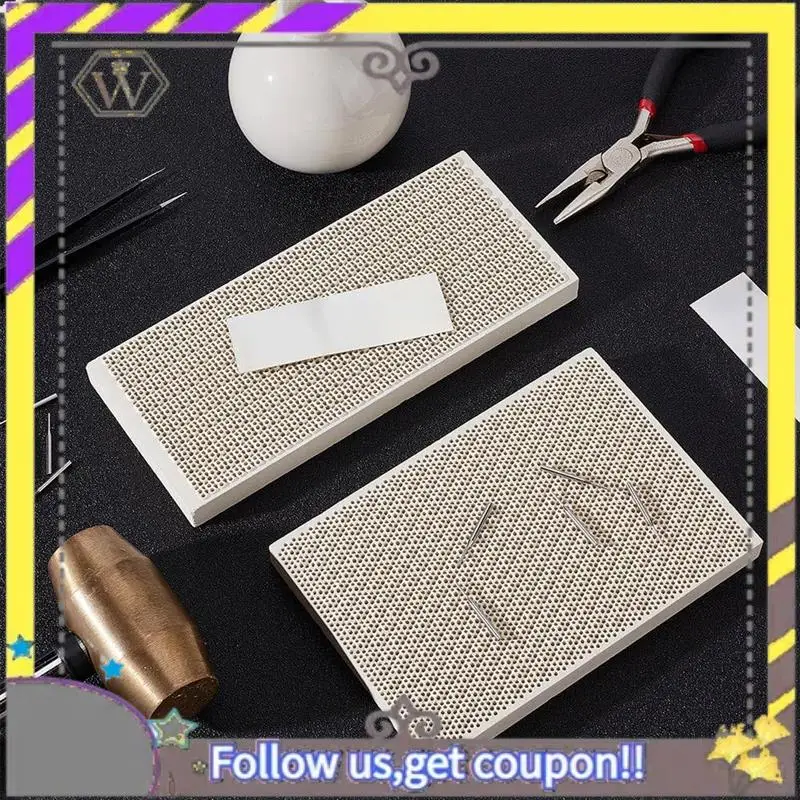 New Honeycomb  Welding Plate Rectangular Welding Honeycomb Panel Jewelry Making Tool Set Jewelry Welding