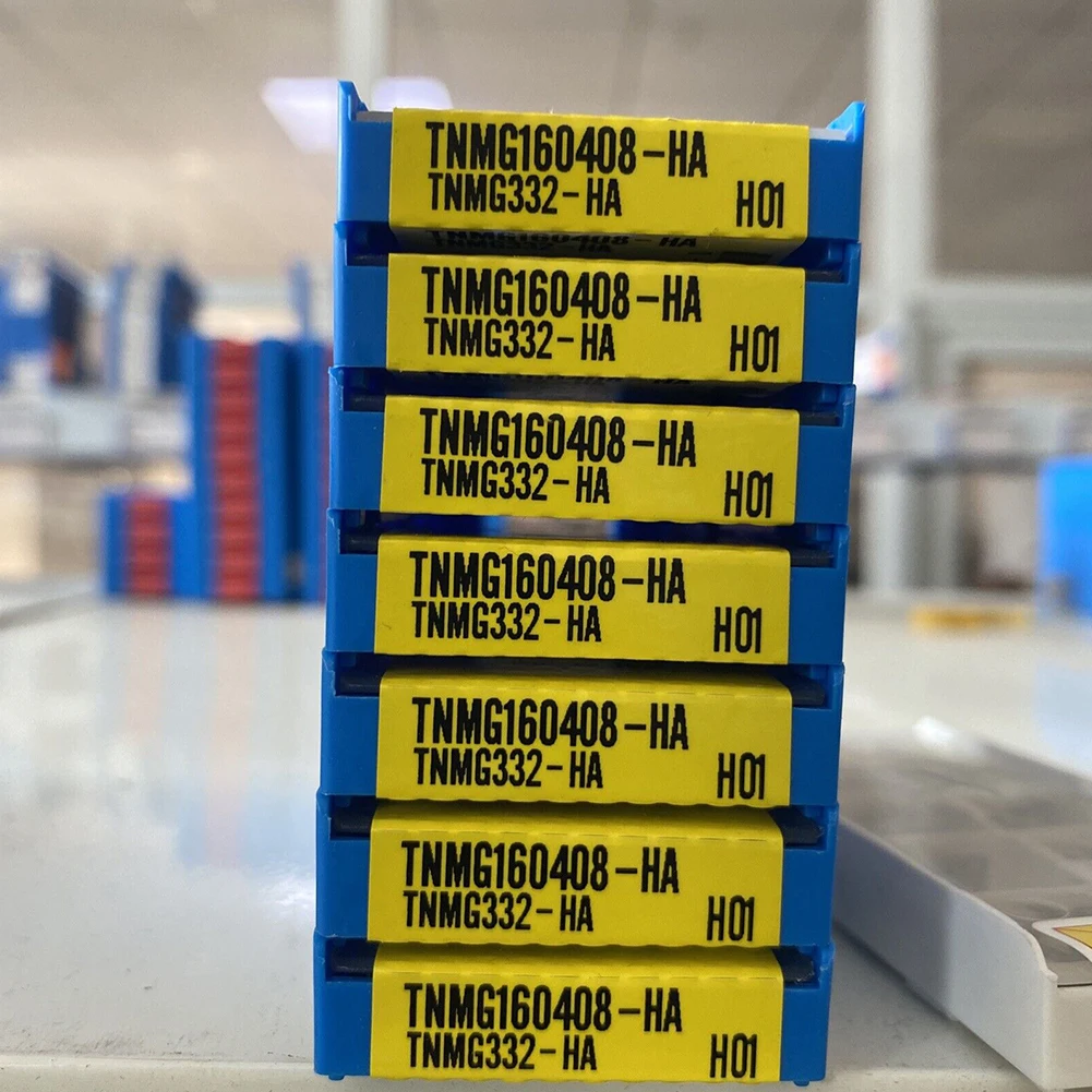 10pcs TNMG160408-HA H01 Aluminum CNC TNMG332 for ak Carbide Insert Square for blades For Aluminum Turning Tool Machinery