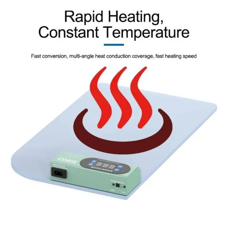 Professional LCD Screen Splitter Tool Heating Pad for Mobile Phone & Tablet Display Repairs with Precise Temperature Adjustment