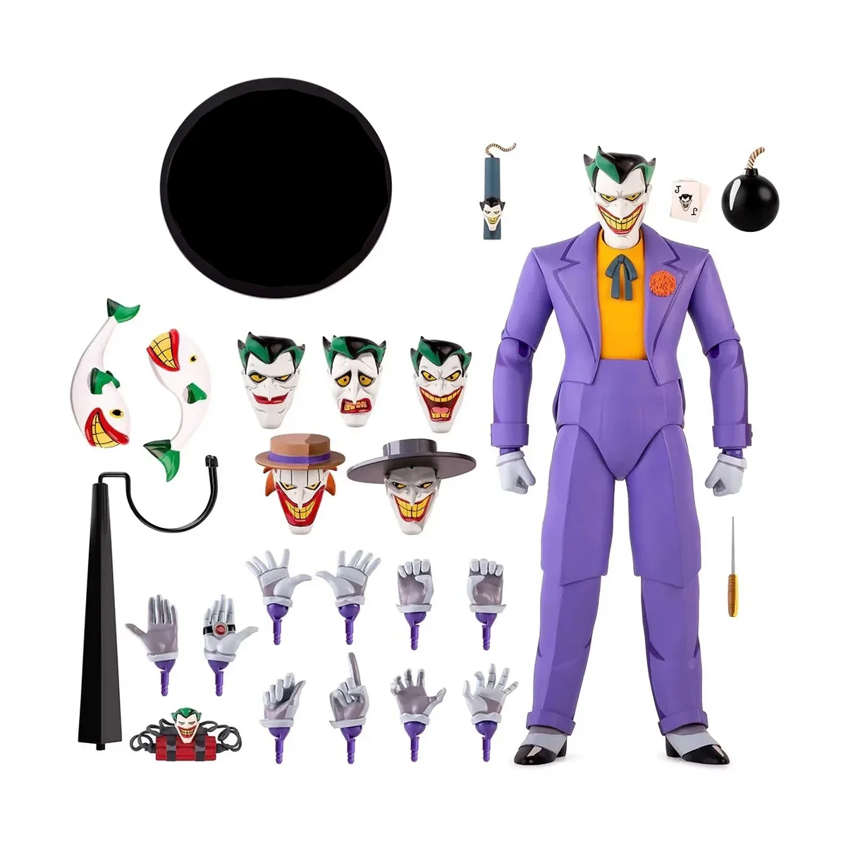 الأصلي في المخزون موندو جوكر 1/6 مقياس عمل الشكل النسخة المعتادة مفصلية تحصيل لعبة باتمان الرسوم المتحركة هدايا العيد