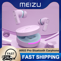 MEIZU mblue AR03 Pro Wireless Bluetooth 5.3 Earphone Stereo Game Music Headphone AAC/SBC HD Mic Call Headset 400mAh Long Standby