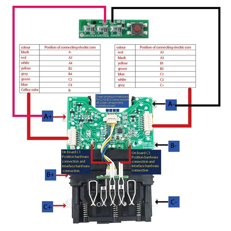

DCB609 15X18650 Battery Plastic Case PCB Charging Protection Circuit Board For Flexvolt 20V 60V DCB606 DCB612