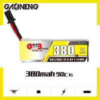 GAONENG GNB 380mAh HV 1S 90C 180C 3.8V Cabled GNB27 LiPo Battery Mini Micro Whoops PowerWhoop Quads Quadcopter Helicopter