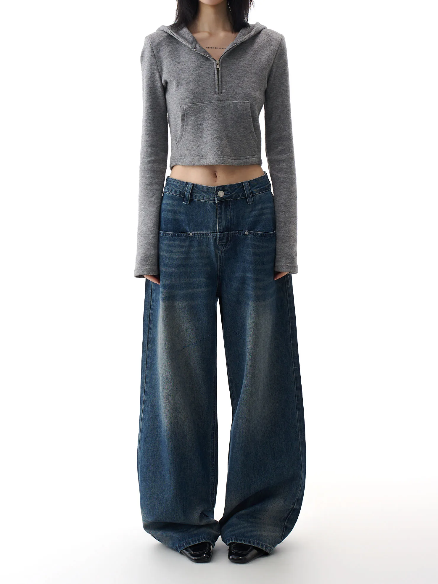 

Ретро джинсы с эффектом потертости, женские свободные прямые брюки, весенняя новинка, повседневные, из смесового хлопка