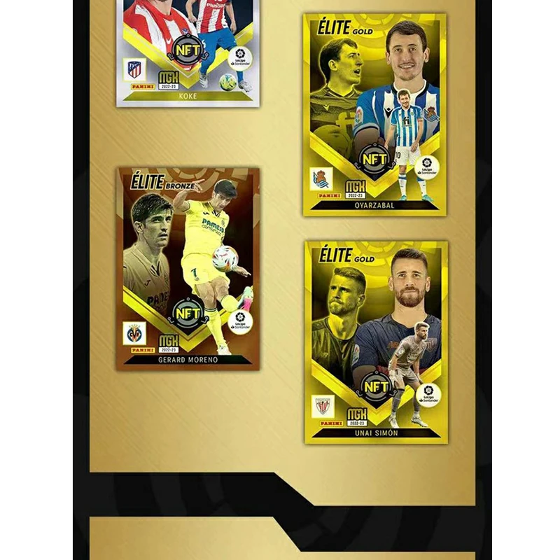 panini 2022 Qatar World Cup NFT La Liga football star Limited edition Collection card Christmas birthday gift toys Blind box