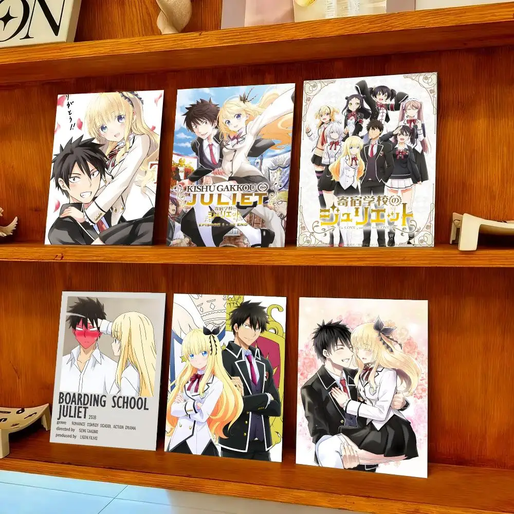 Anime Boarding School Juliet Poster HD Art Sticky Wall Waterproof Home Bedroom Bar Aesthetic Decoration Perfect Room Decor