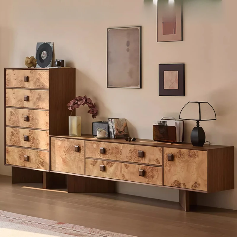 

Storage New TV Cabinet Living Room 2025 Lockers Integrated Household Tv Stands High Apartment Fernsehen Tisch Furniture Home