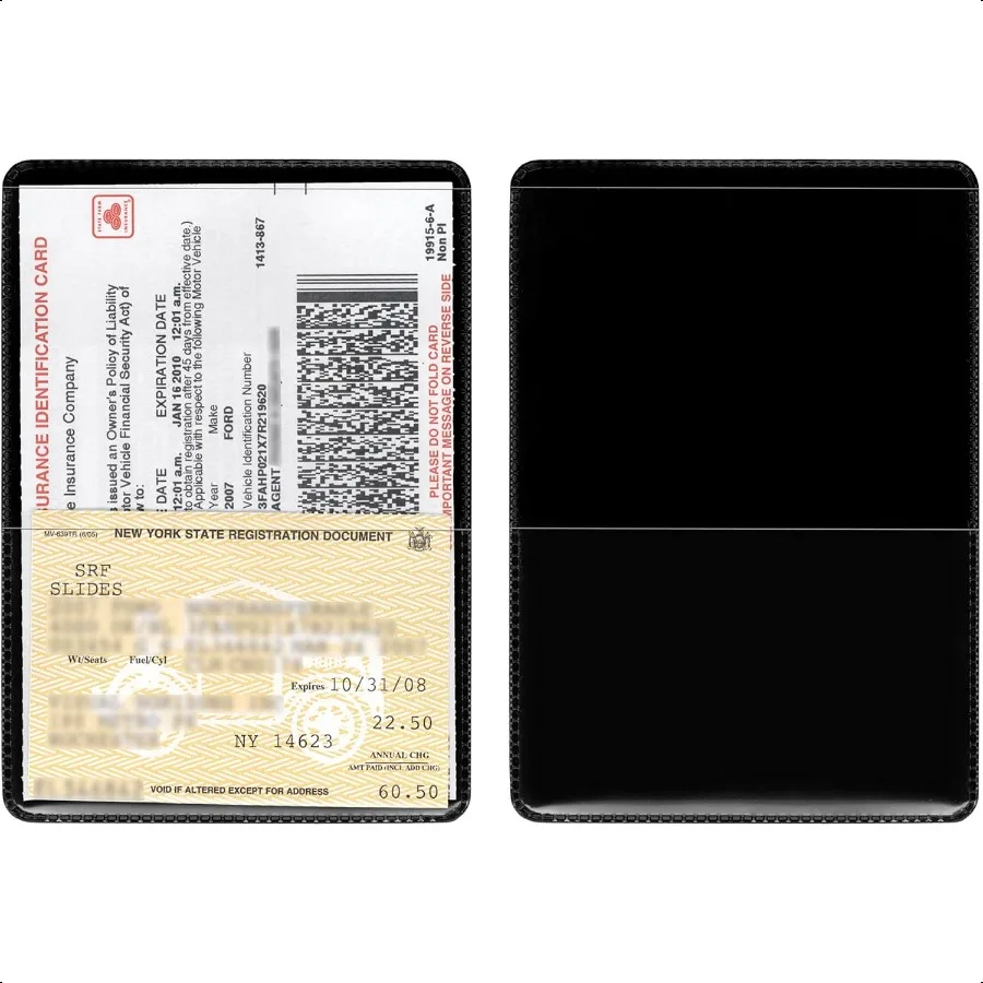 

StoreSMART BlackBack Auto Insurance ID Card Holders 10 Pack RFS20BK10