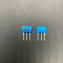 50PCS/ TDK ceramic crystal oscillator FFE1070MS11SBL FFE10.7MS 10.7MHZ straight plug 3-pin filter