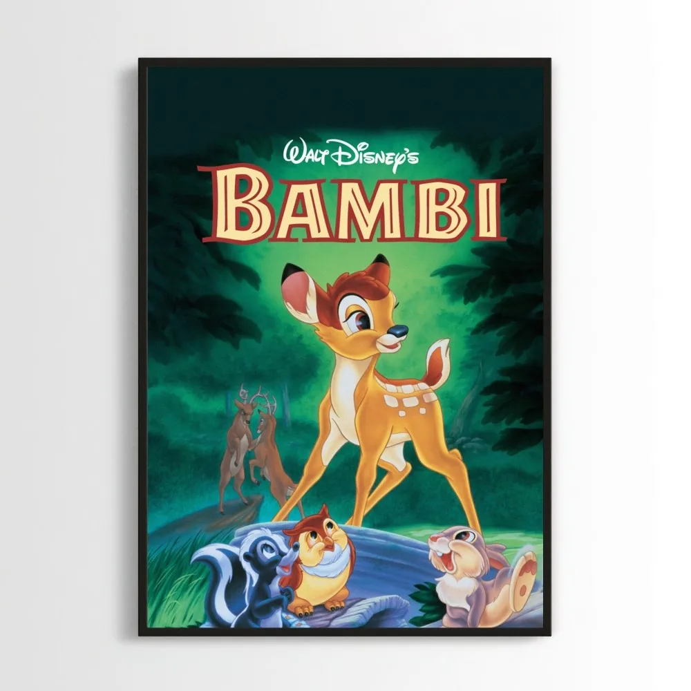 MINISO Disney Bambi Poster Prints Wall Pictures Living Room Home Decoration