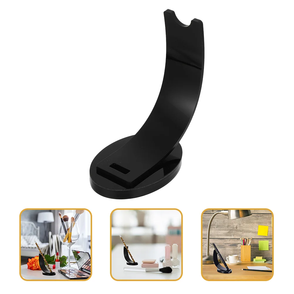 2 Pcs Display Stand Clear Makeup Organizer Pen Rack Acrylic Show Electronic Storage