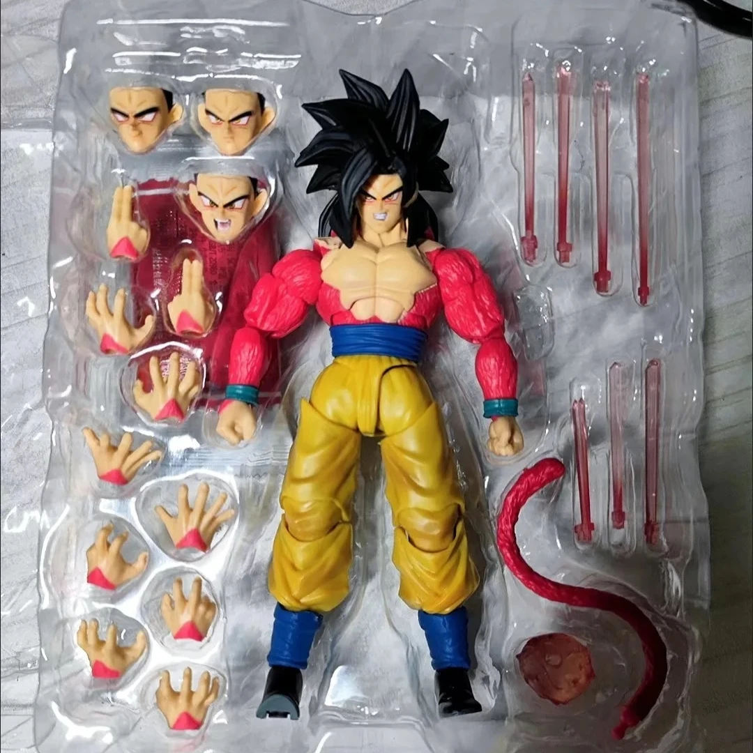 Super Ssj4 Figuras Dragon Ball Z Son Goku Action Figure Toys Anime Saiyan 4 Figurine 16cm Collection Movable Model Toy Gifts