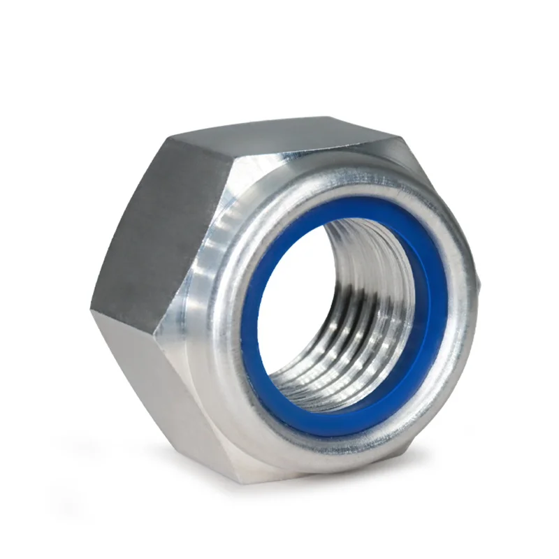 M3 M4 M5 M6 M8 M10 M12 M14 M16 M18 M20 304 Stainless Steel Fine/Left Thread Hex Nylon Insert Lock Nut Fine/Reverse Tooth Nuts
