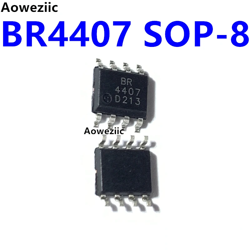 BR4407 SOP-8 Screen Printing 4407 P-channel 30V 12A Field Effect Transistor (MOSFET)