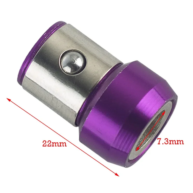 1Pc metallo forte anello magnetico bobina magnetica universale manicotto in acciaio testa cacciavite con accessori per strumenti posizionatore magnetico