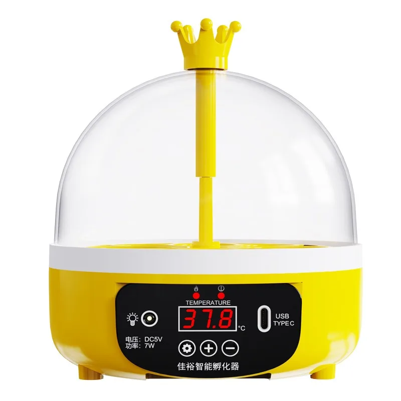 Full automatic/manual Digital Egg Candler Portable ABS Temperature Humidity Control Noiseless Egg Incubator for Home