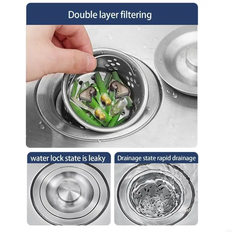 Anti Odor Sink Drain Pipe Space Saving Deodorant Filter Downspout Enduring