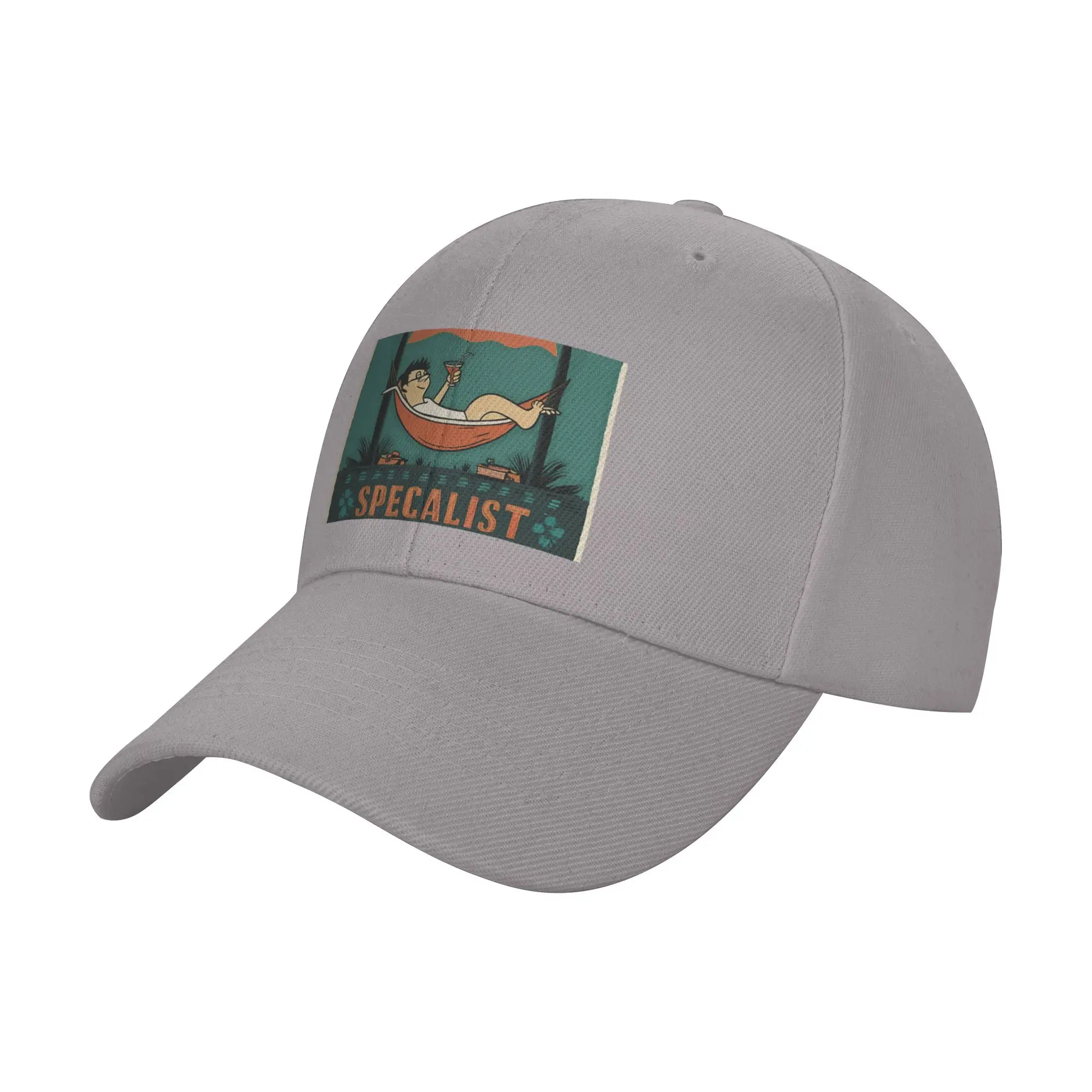 Hot Sale Vacation Specialist in Doing Nothing 2  Baseball Cap  Minimalist Polo Cap  Skateboarding Polo Cap