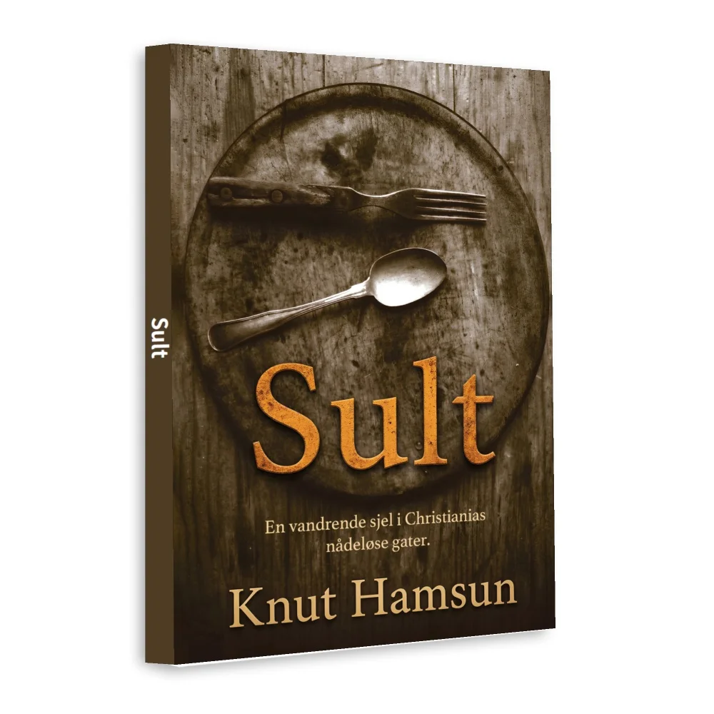 Sult (Hunger) by Knut Hamsun, Norwegian Language Edition, Classic Psychological Novel, Modernist Scandinavian Literary Fiction