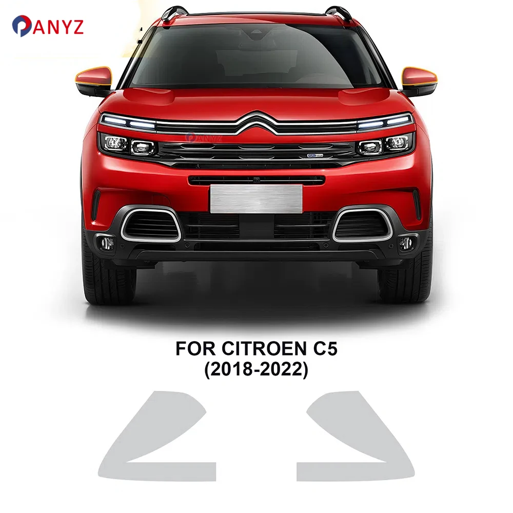 

For Citroen C5 2018 2019 2020 2021 2022 Rearview Cover Sticker Precut Paint Protection Film PPF TPU Clear Anti-Scratch
