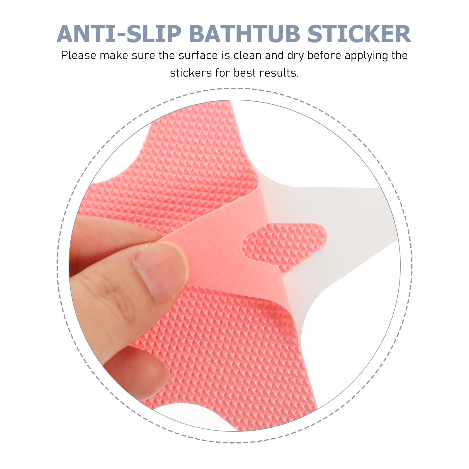 

1Set Non-Slip Bathtub Stickers Star Shaped Bathroom Anti-Skid Decals Self-Adhesive Floor Anti-Slip Stickers Shower Pool