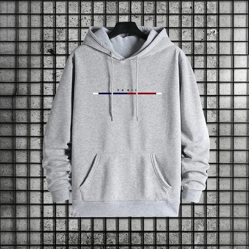 Frühling 2026 Herren Kapuzenpullover Lässiger Alltags- und Sportstil Herrenbekleidung Modische Sweatshirts mit Kapuze Komfort Qualität Schlichtheit