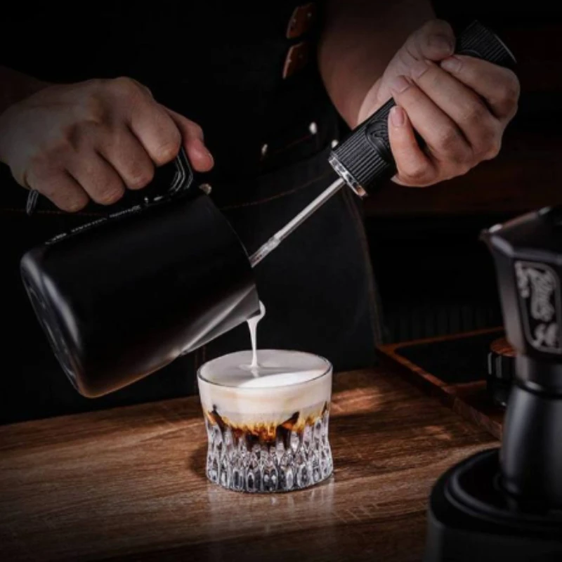 Bincoo Wireless Milk Frother Electric Type-C Portable Handheld Blender Mini Coffee Maker Whisk Mixer for Coffee Cappuccino Cream