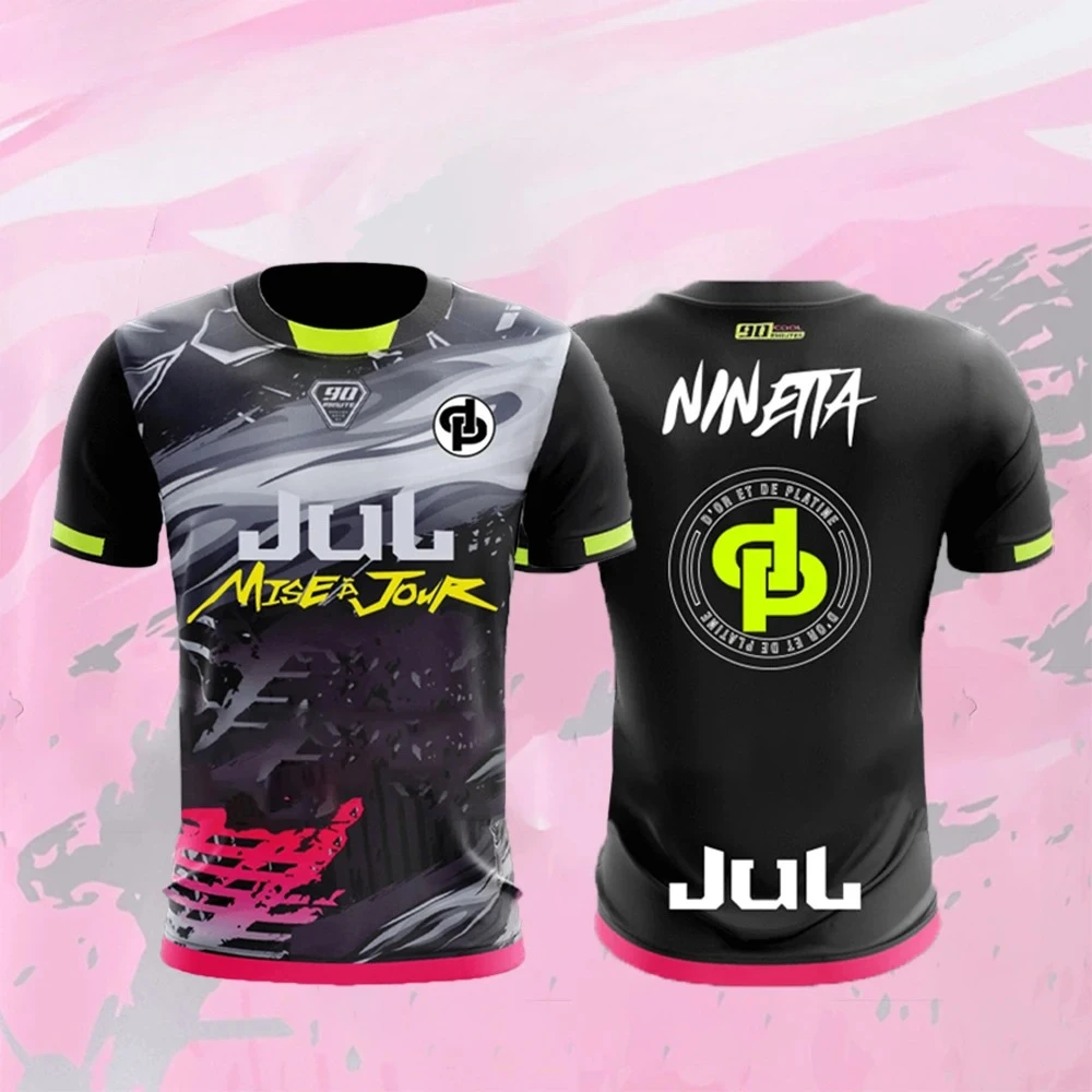 Nieuw Maillot JUL T-shirt Zomer Jeugd Ademend en sneldrogend Trainingsvoetbalshirts Unisex sporttruien
