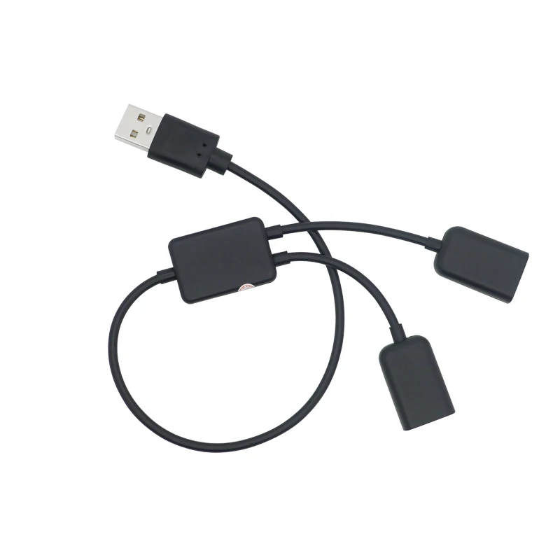 Cable de datos USB macho a dos USB hembra, concentradores 2 en 1, práctico divisor de extensión multifuncional, convertidor USB, adaptador OTG