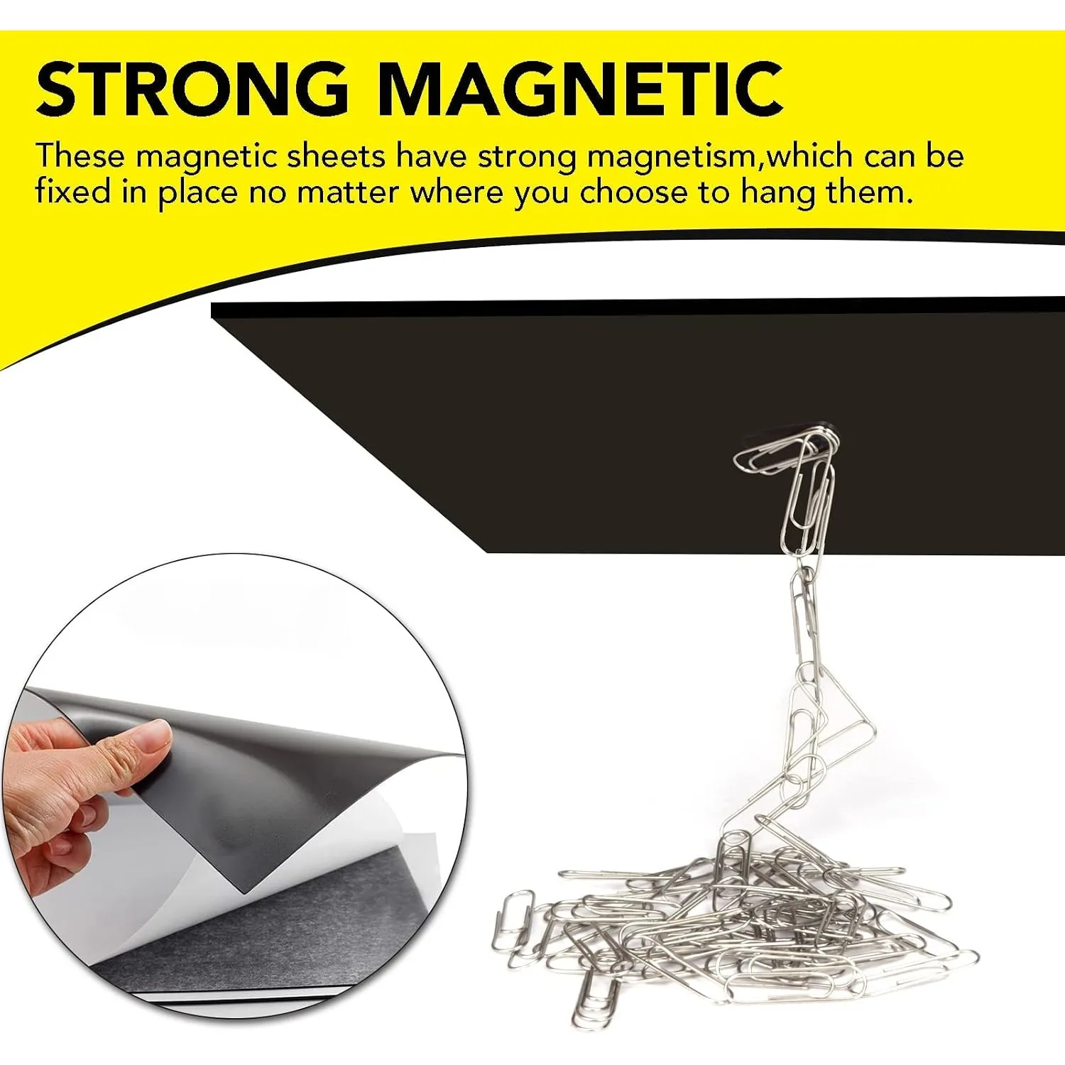 Flexible Magnetic Sheets for Photo Display, 5/10/20 Pcs