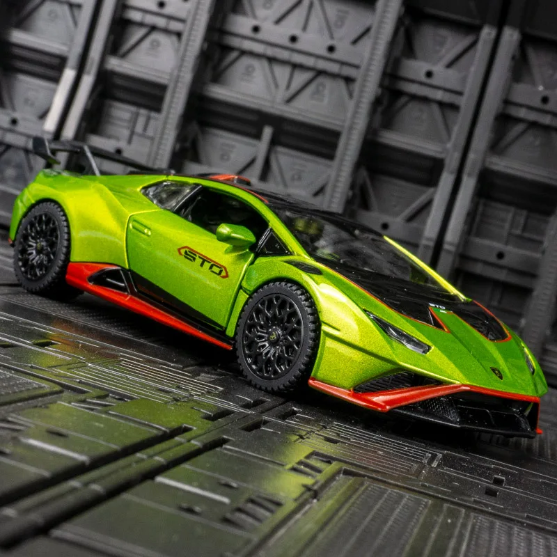 rastar 1:32 simulation Lamborghini STO Alloy Car Model Doors and hood can be opened has simulated sound and lighting view 3
