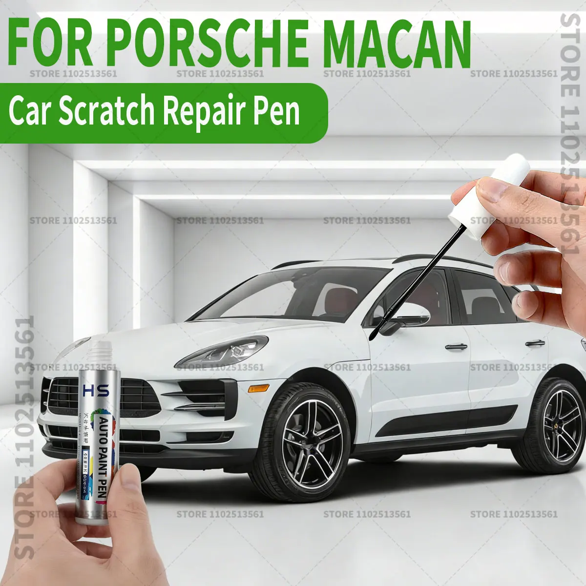 

Ручка-корректор для ремонта автомобильной краски Porsche Macan, аксессуары для устранения царапин, цвета: синий, зеленый, белый, красный, черный, серый, доломитовый, медно-зеленый