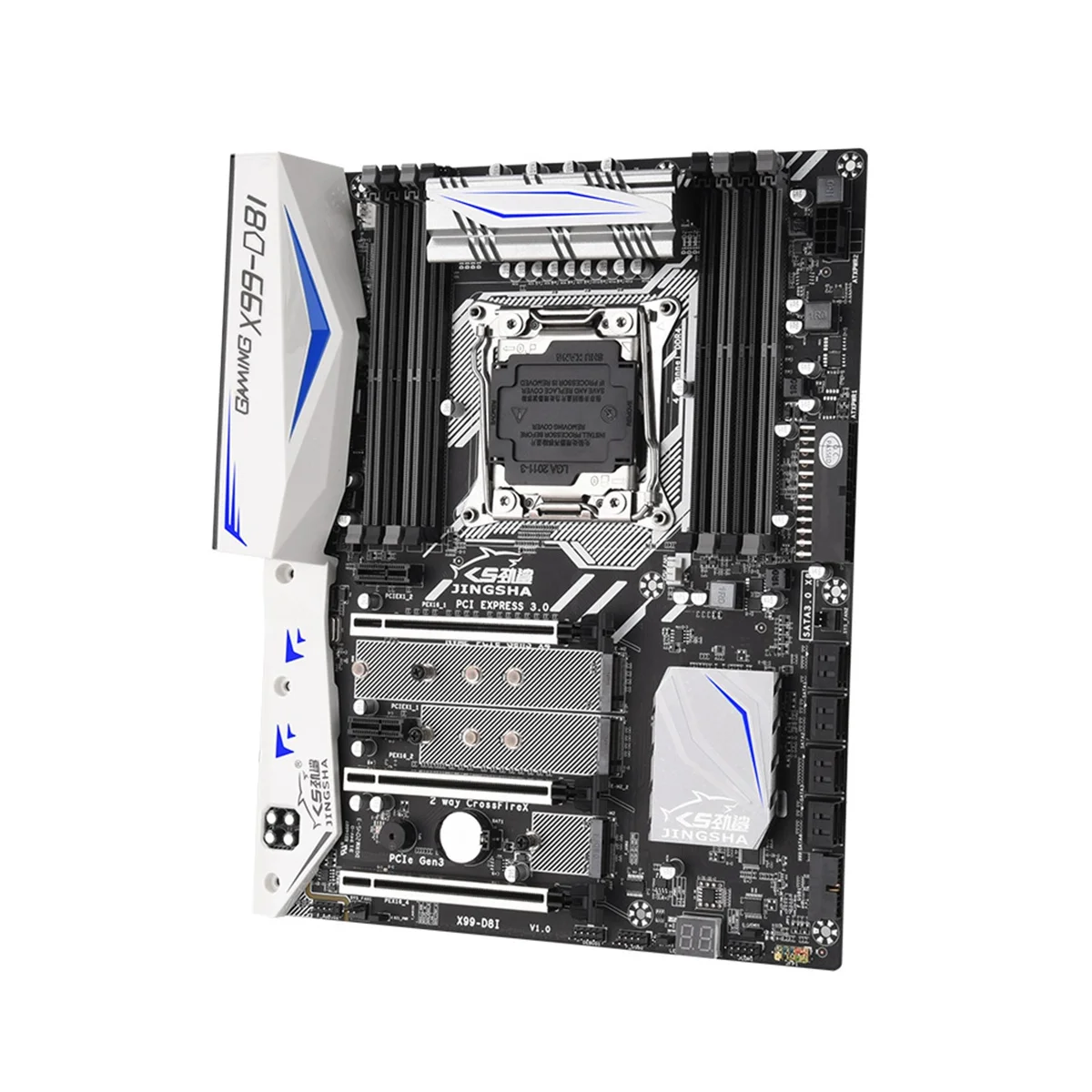 JINGSHA X99-D8I Gaming Motherboard DDR4 Memory for LGA2011-3 V3V4 Four Channel X99 Chip Support Support Multiple Games M.2 WIFI