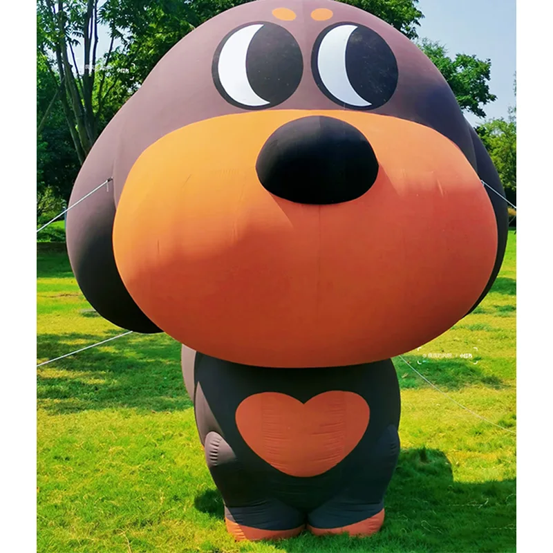 

Inflatable dog, animal-shaped inflatable model, with blower, for outdoor grassland and square event decoration