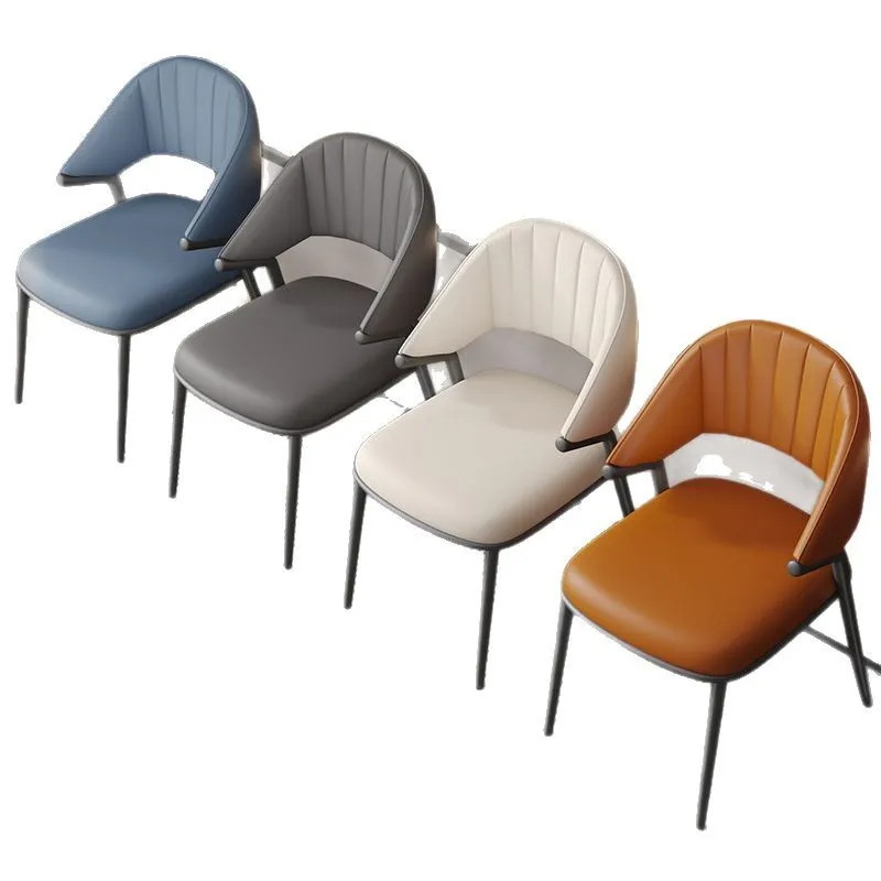 

Italian dining chair Modern simple dining table and chairs Home back chair Designer light luxury high-end restaurant